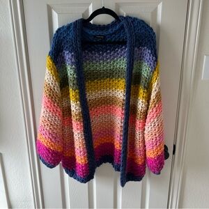 Strut & Bolt Colorful Striped Women's Sweater